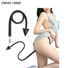 Devil Tail Steel Butt Plug with BDSM Flogger