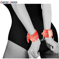 Fluffy Leather Handcuffs Set in Pakistan