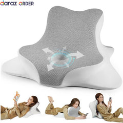 Grey Memory Foam Sex Pillow for Bed