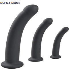 Harness Strap-On with 3pc Silicone