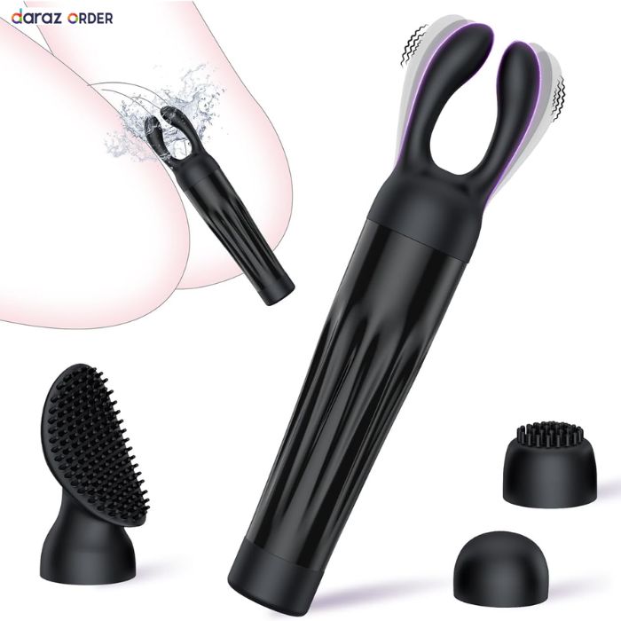 Head Clitoral Vibrator with Replaceable Heads