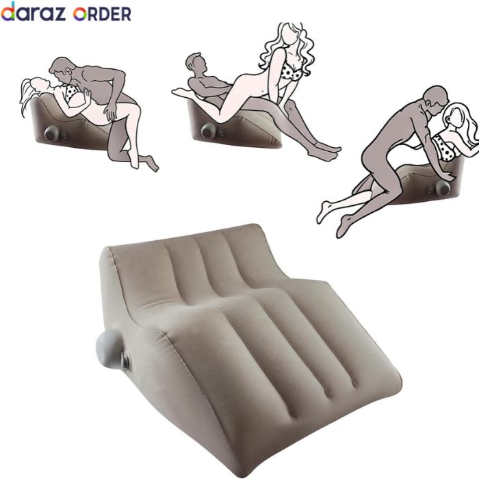 Inflatable Couples Support Wedge Pillow