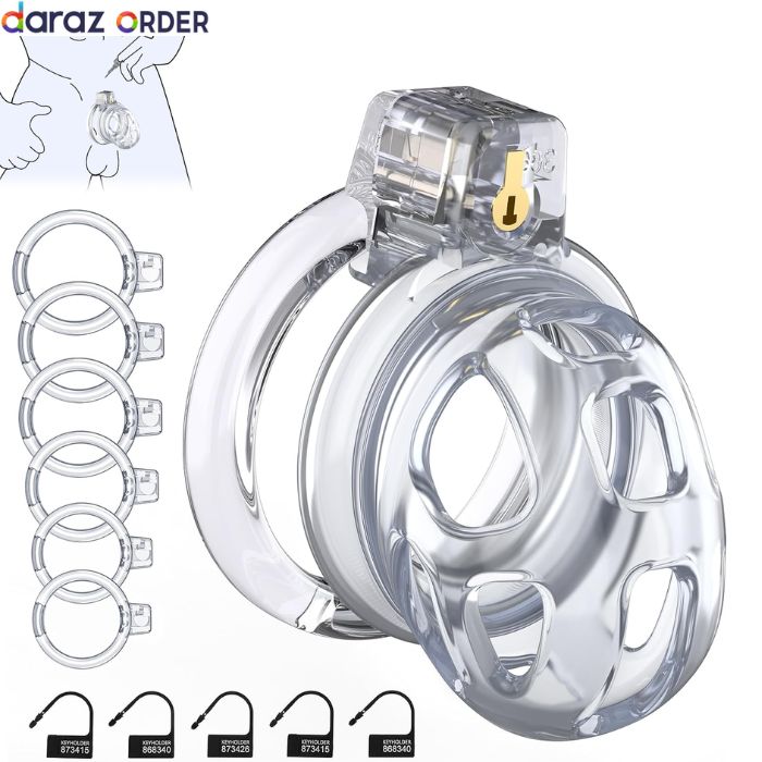 Long-Term Wear Silicone Chastity Cage