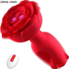 Luxury Rose Plug 2 In 1 with Remote