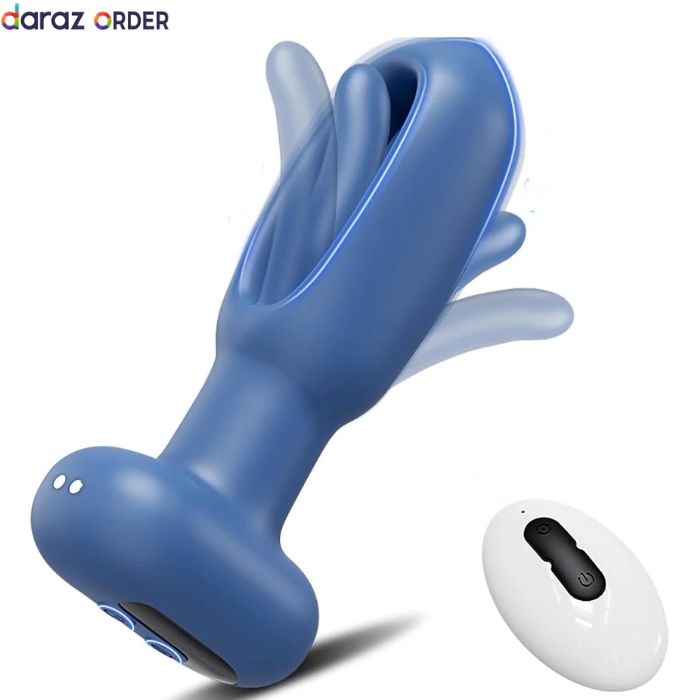 Luxury Silicone Vibrating 2 in 1 Butt Plug