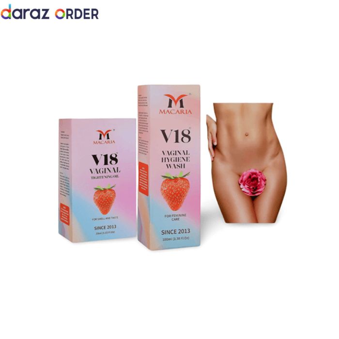 Macaria V18 Vaginal Tightening Oil & Wash
