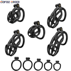 Male Chastity Cage Nylon Resin Black