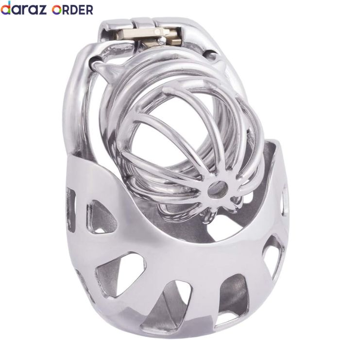 Male Metal Chastity Cage Scrotum Ring Design
