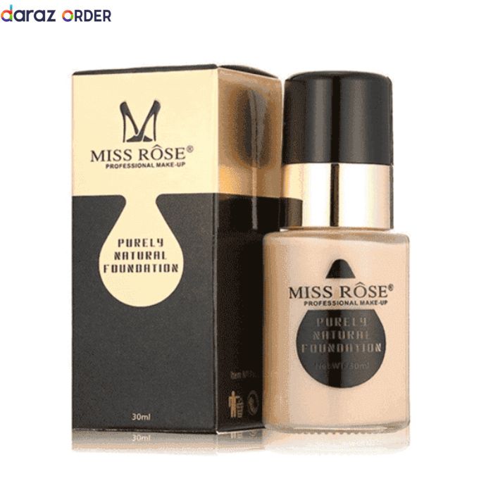 Miss Rose Purely Natural Foundation Liquid 30Ml