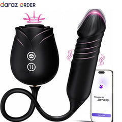 MOOLIGIRL APP Control Rose Vibrator