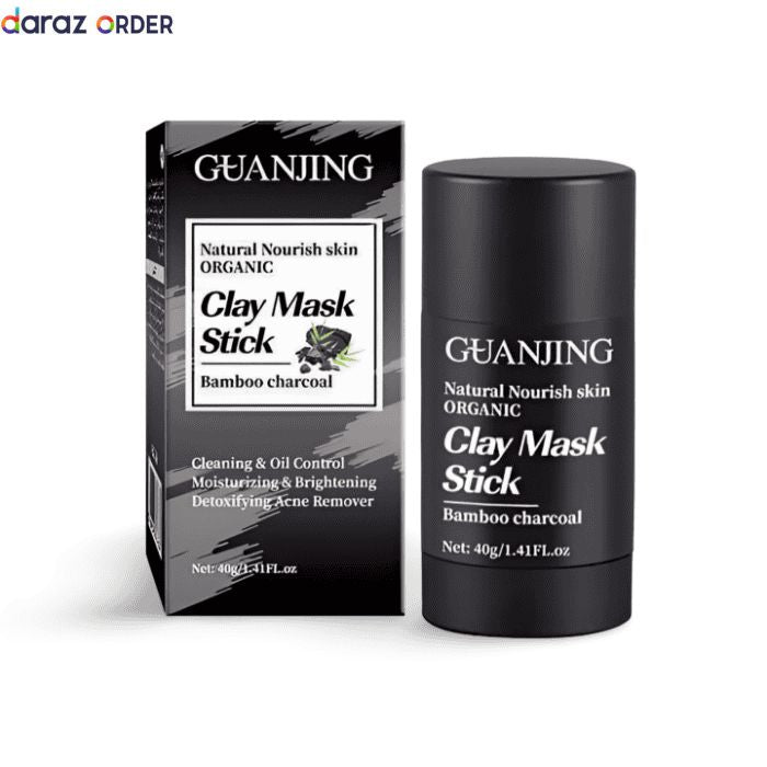 Natural Charcoal Clay Mask Stick for Clear Skin 40GM