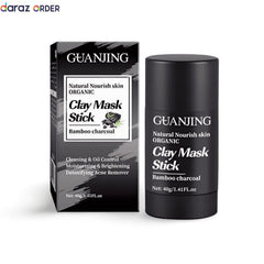 Natural Charcoal Clay Mask Stick for Clear Skin 40GM