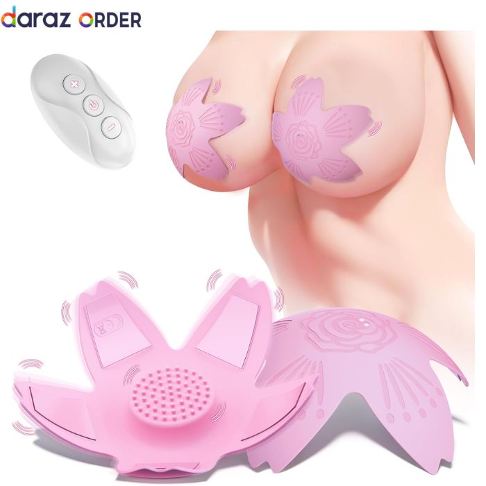 Nipple Vibrator with Remote Control