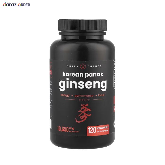 NutraChamps Korean Panax Ginseng 10,650mg
