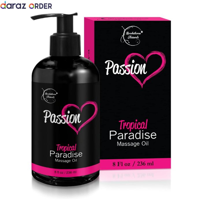 Passion Tropical Paradise Massage Oil 236ml