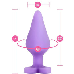 Purple Silicone Butt Plug Blush Novelties