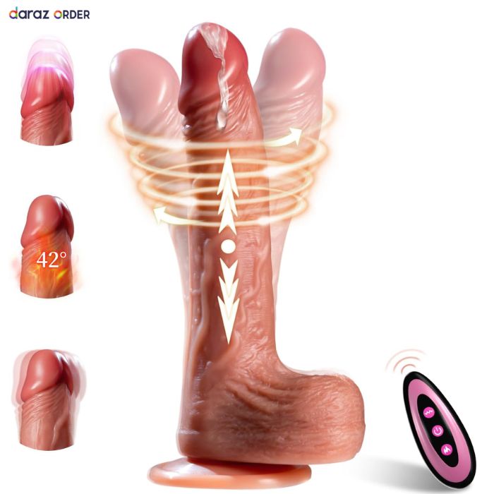 Realistic Thrusting Dildo Vibrator Sex Toys
