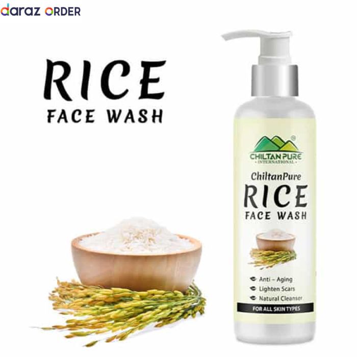 Rice Face Wash – Acts as a Natural Cleanser In Pakistan