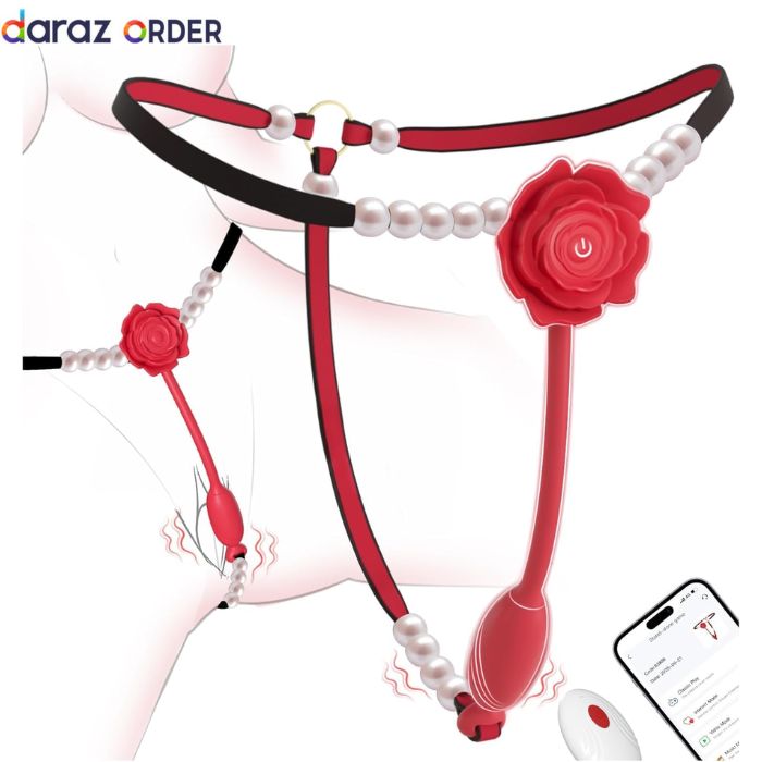 Rose Pearl Wearable Vibrating Panty