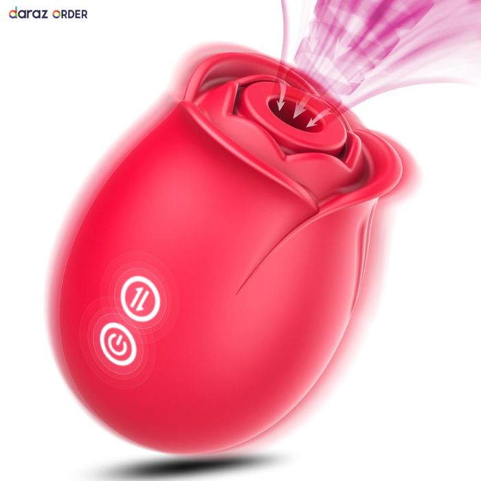 Rose Sex Toys Dildo 5 Sucking & Vibrating