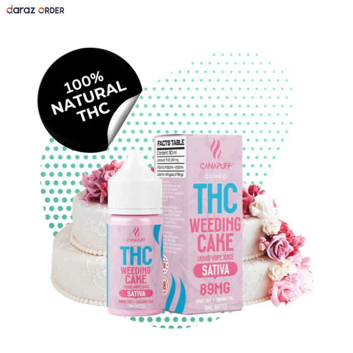 Sativa THC Vape Juice Weeding Cake 89Mg