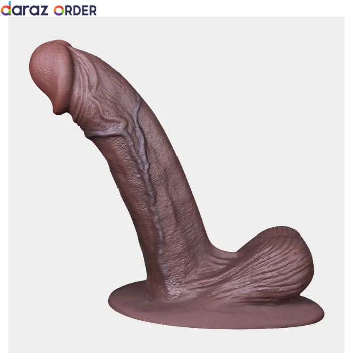 Silicone Hyper Realistic Black Sex Dildo 9 Inches
