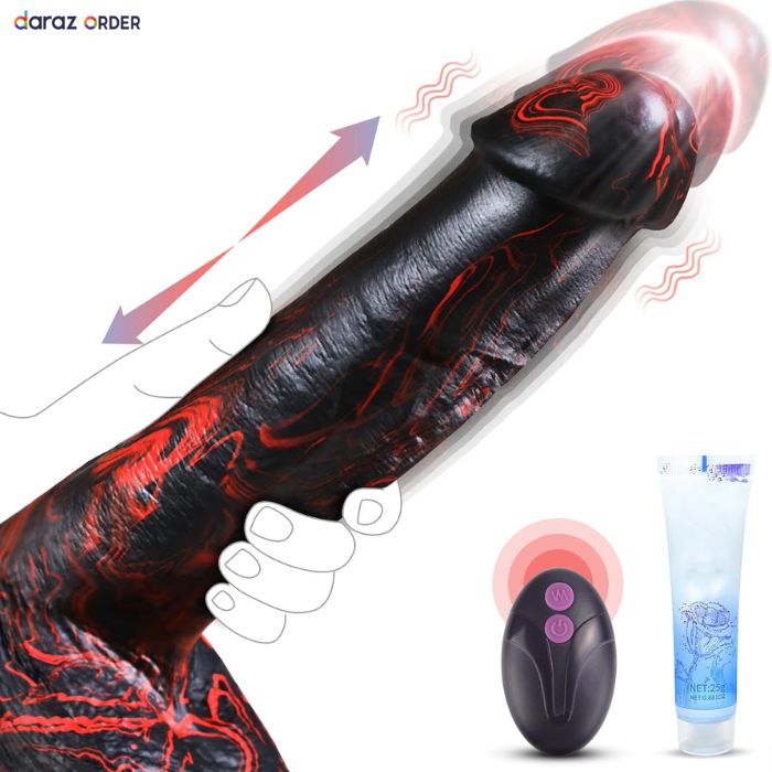 Thrusting Dildo Vibrator Remote Control Sex Toys in Pakistan