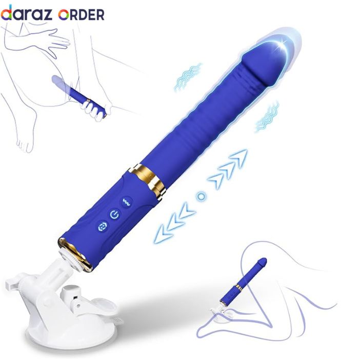 Thrusting Dildo Vibrator with Suction Cup