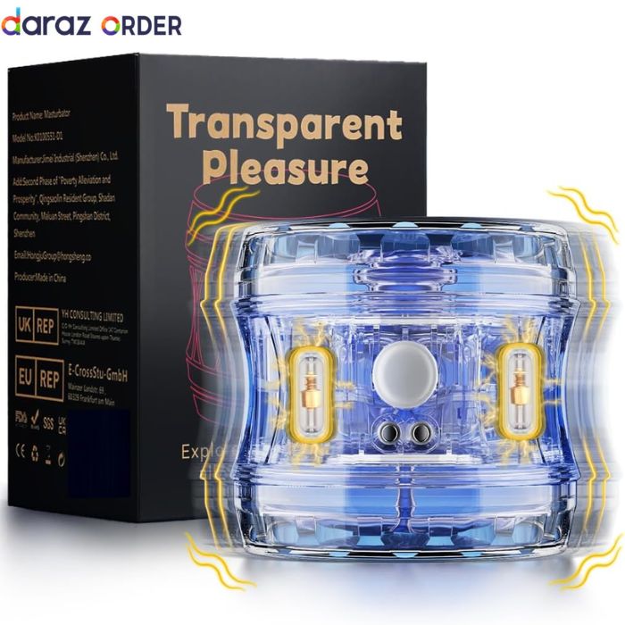 Transparent Vibrating Male Stroker In Pakistan