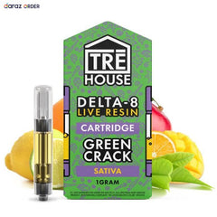 TRE House Delta 8 Live Resin Green Crack Sativa 1g