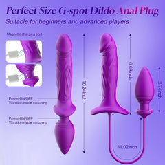 Tuaieu Couples Sex Toys Vibrating Dildo