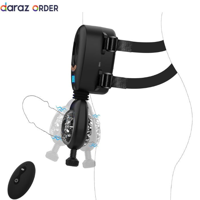 Wearable Automatic Male Stroker with LCD
