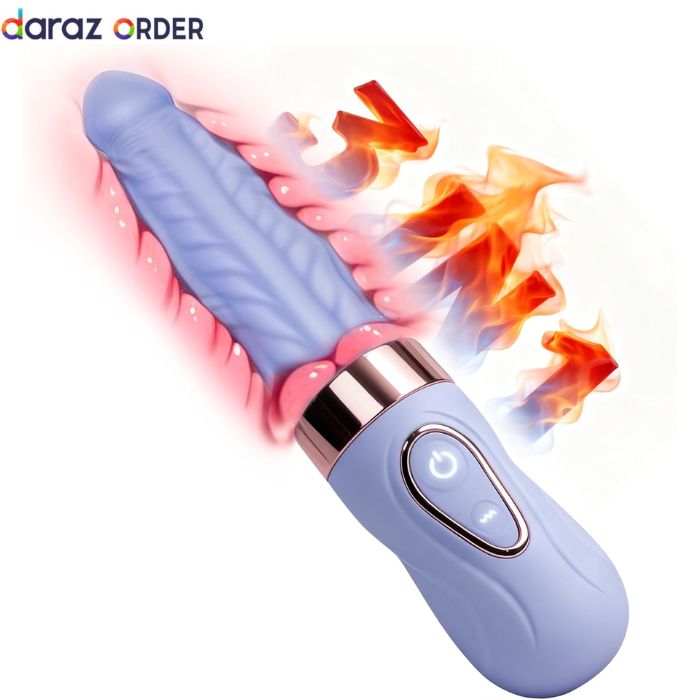Wriggling Dildo Vibrator with Massager In Pakistan
